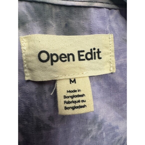 Open Edit Tie-dye Shirt Short Sleeve NWOT SZ M - Picture 3 of 6